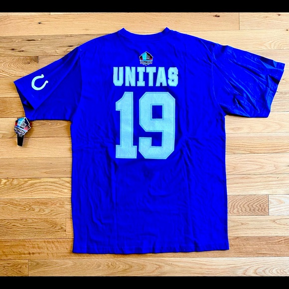 Hall Of Fame Johnny Unitas T-shirt - Picture 2 of 3